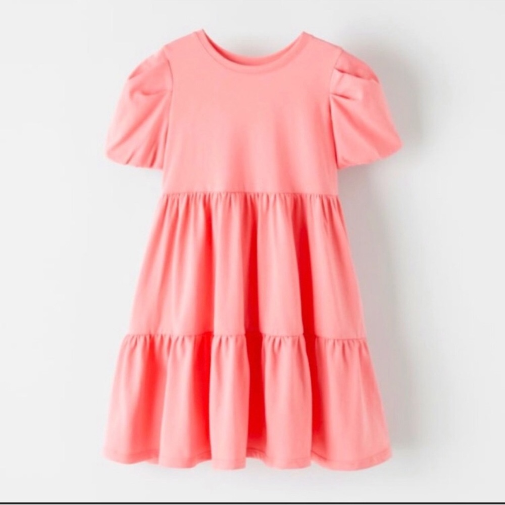 Zara Pink Tiered Dress